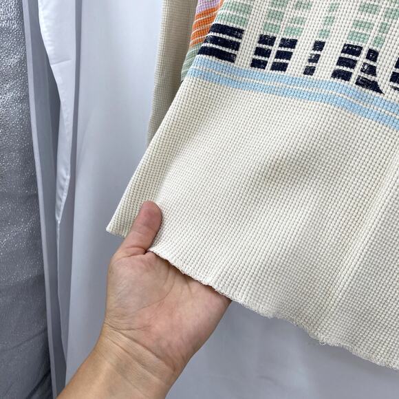 Anthropologie Ski Tahoe graphic waffle knit thermal - Picture 3 of 6